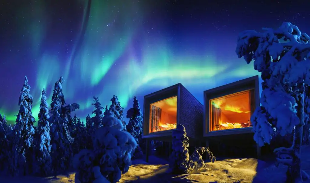 Arctic treehouse hotel